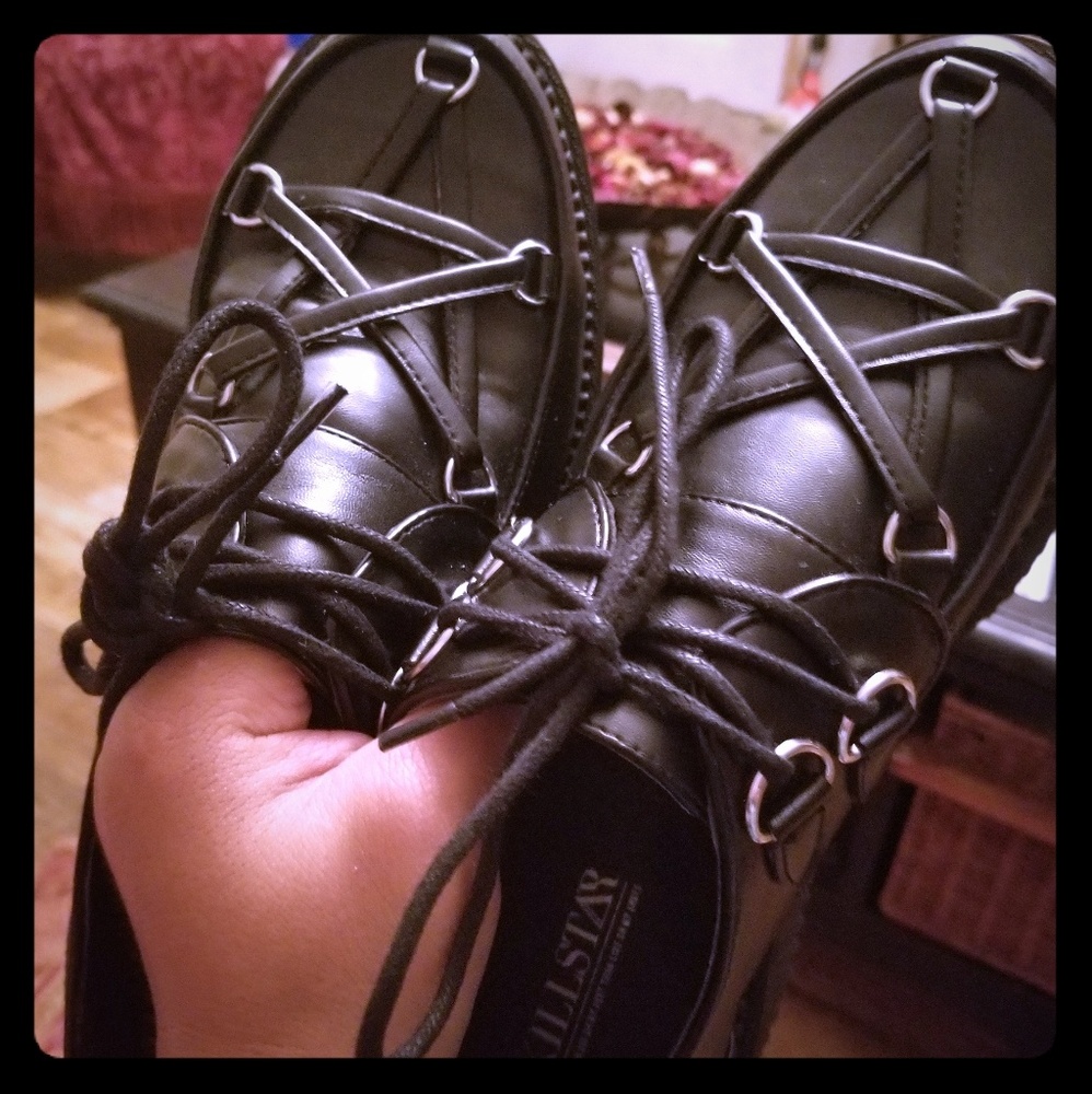 Goth shoes creepers